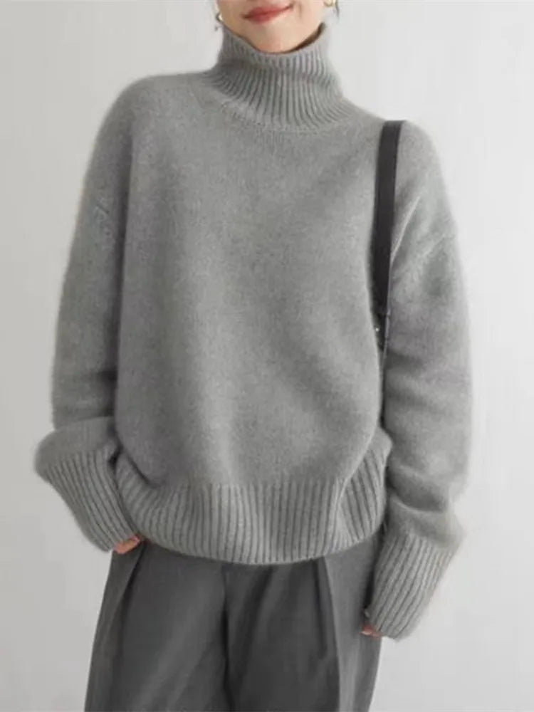 Juliette | Cashmere turtleneck sweater