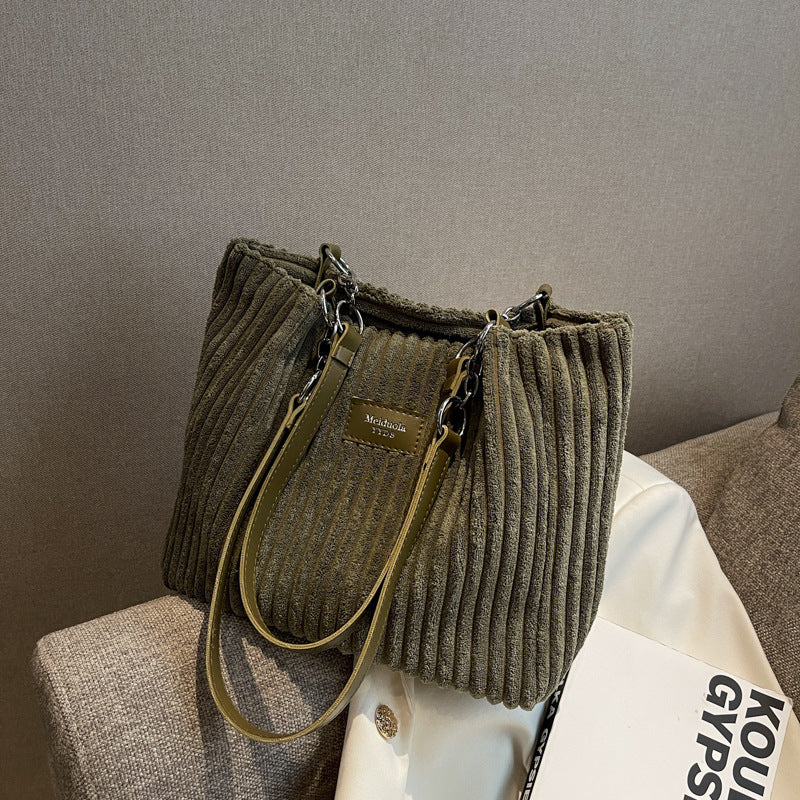 Amara™ - Corduroy Handbag