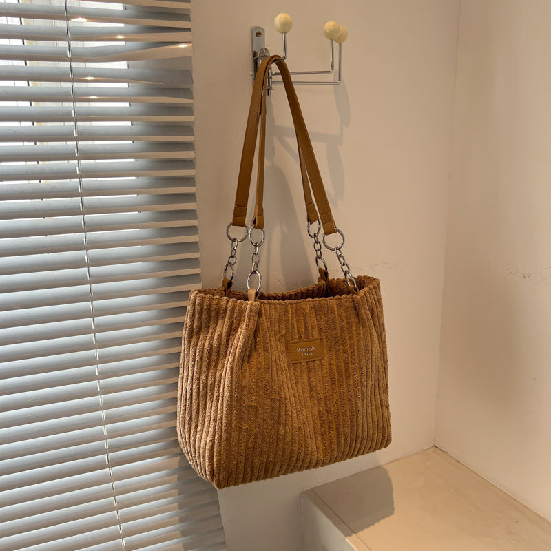 Amara™ - Corduroy Handbag