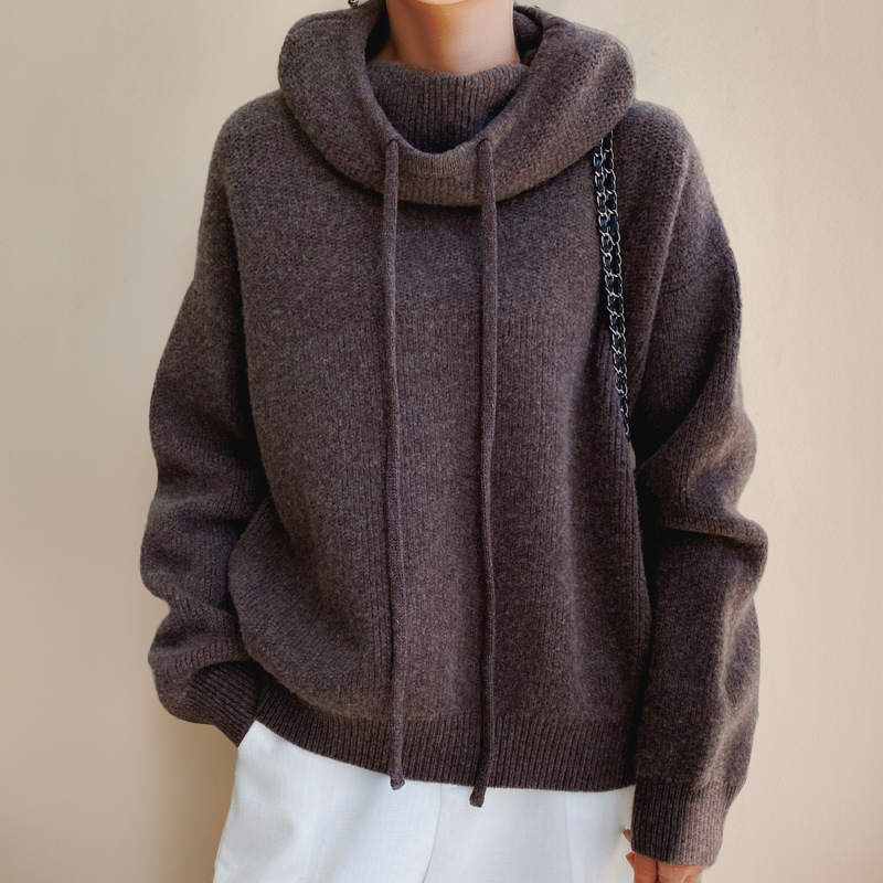 Elaina Cozy Knit Hoodie