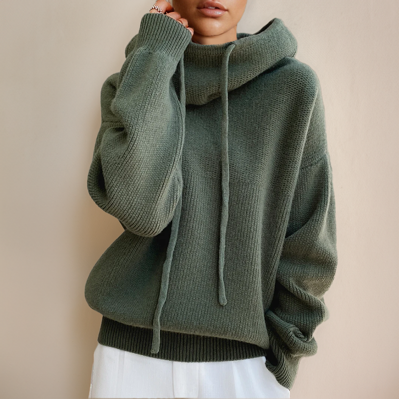 Elaina Cozy Knit Hoodie