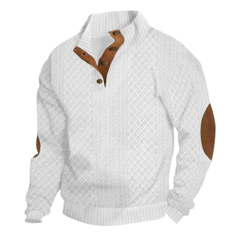 Steve™ | Men's ribbed button jumper